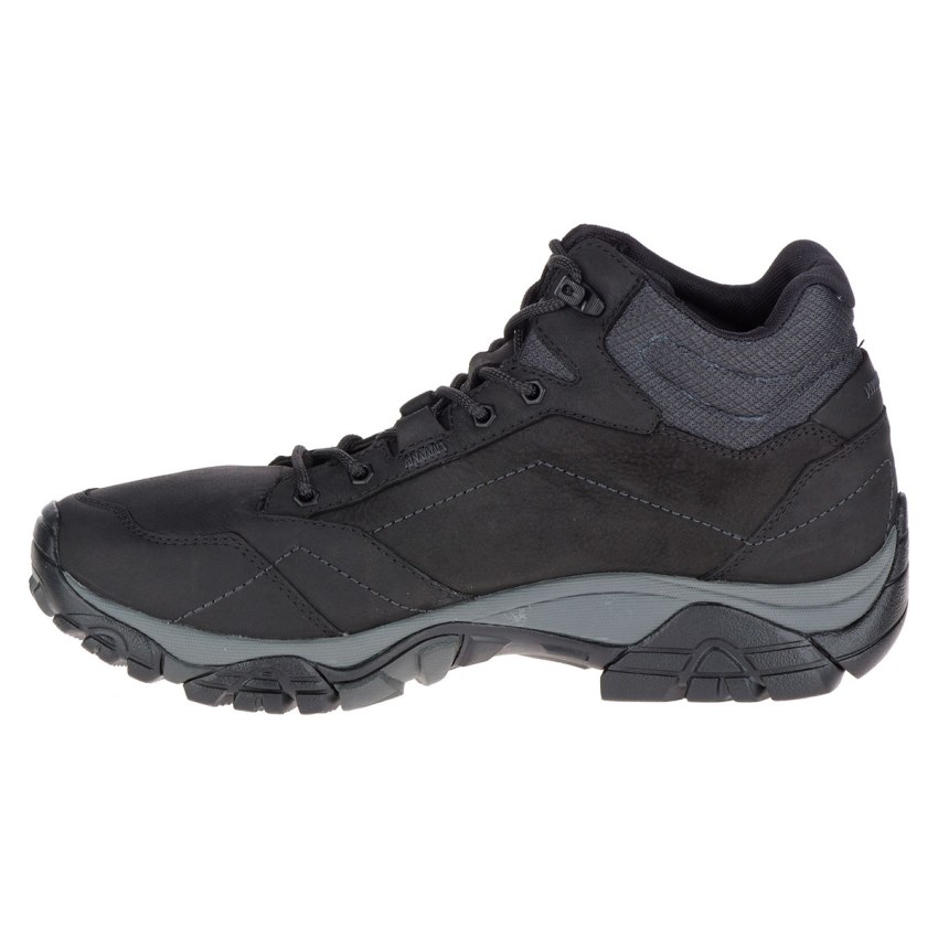 Bottes Merrell Moab Adventure Mid Waterproof Noir Homme | I.Q.UYUI